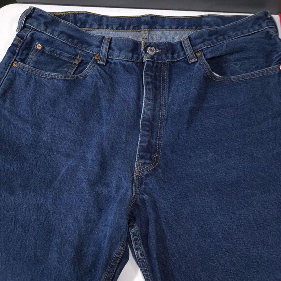 Levis 550 Relaxed Baggy Jeans 38x34 Mens High Rise Dark Wash Workwear Western - Picture 11 of 16